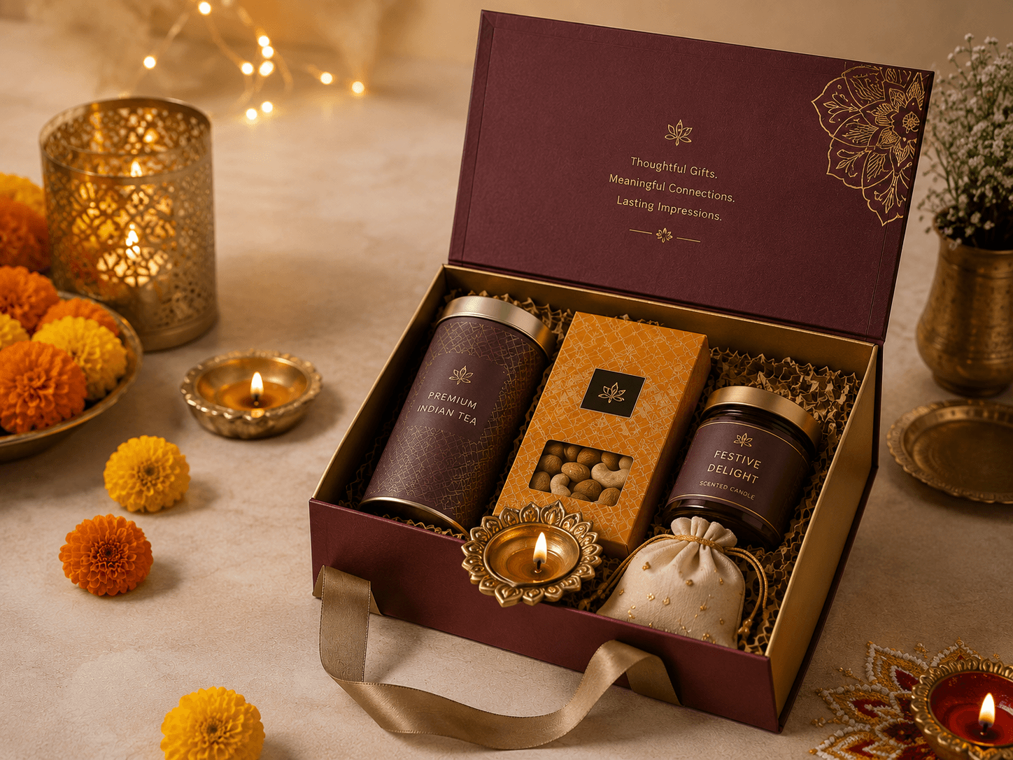 Diwali corporate hampers India from Singapore