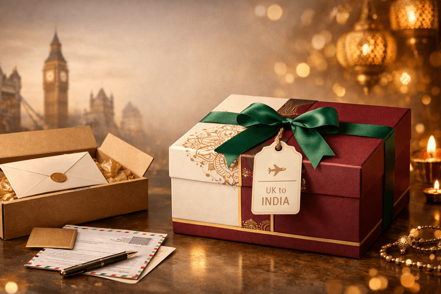 How to send Diwali hampers to India team from UK — corporate gifting guide 2026