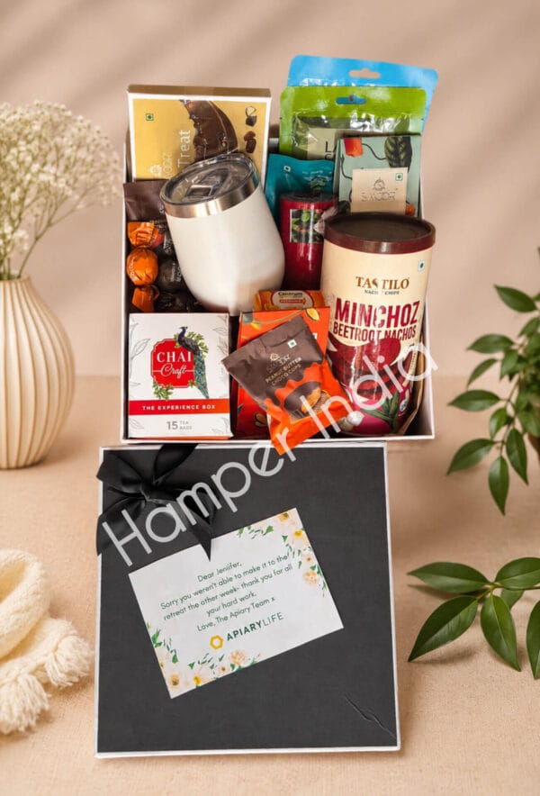 Assorted corporate hamper gifts
