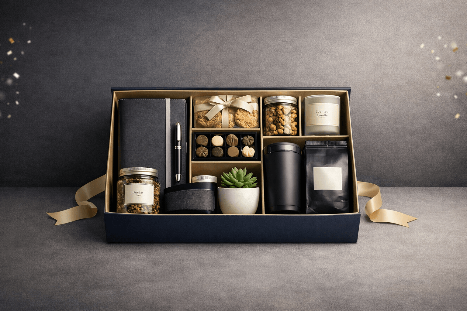 Year-end Christmas corporate gift hampers India from Europe Singapore — December