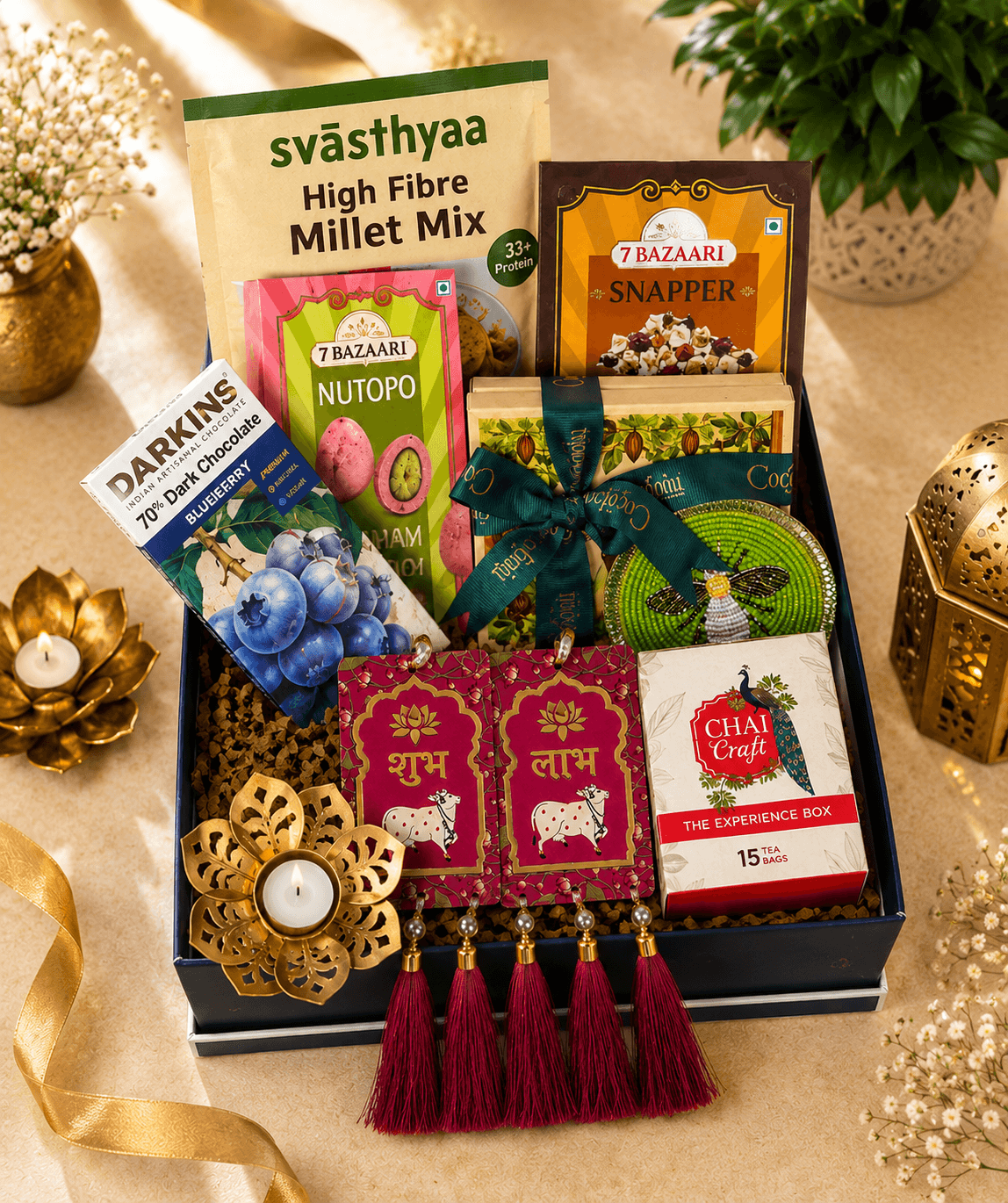 . Diwali - gift hampers for India team — premium branded packaging